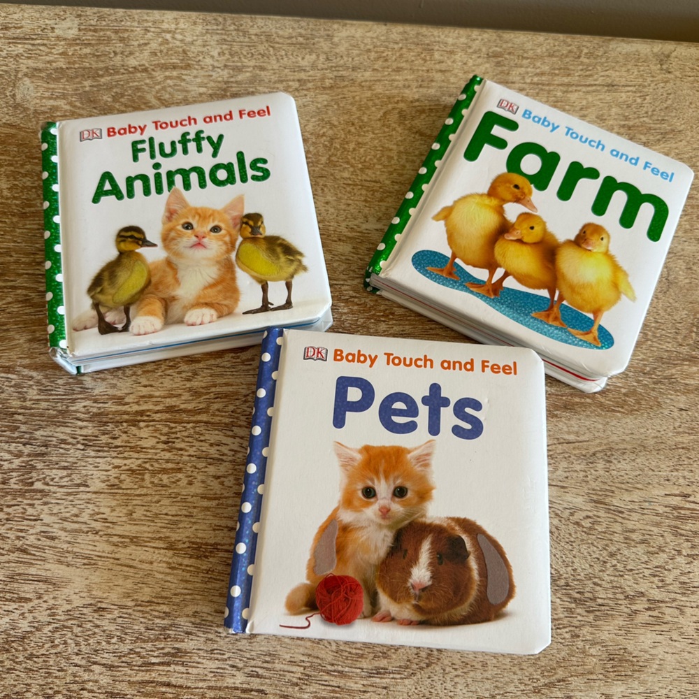 Baby Touch and Feel animals Board Book lot